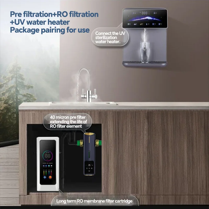 BROVA 1000G Reverse Osmosis Water Filtration – High Flow Direct Drinking Water System with Real-time TDS Detection - Image 3