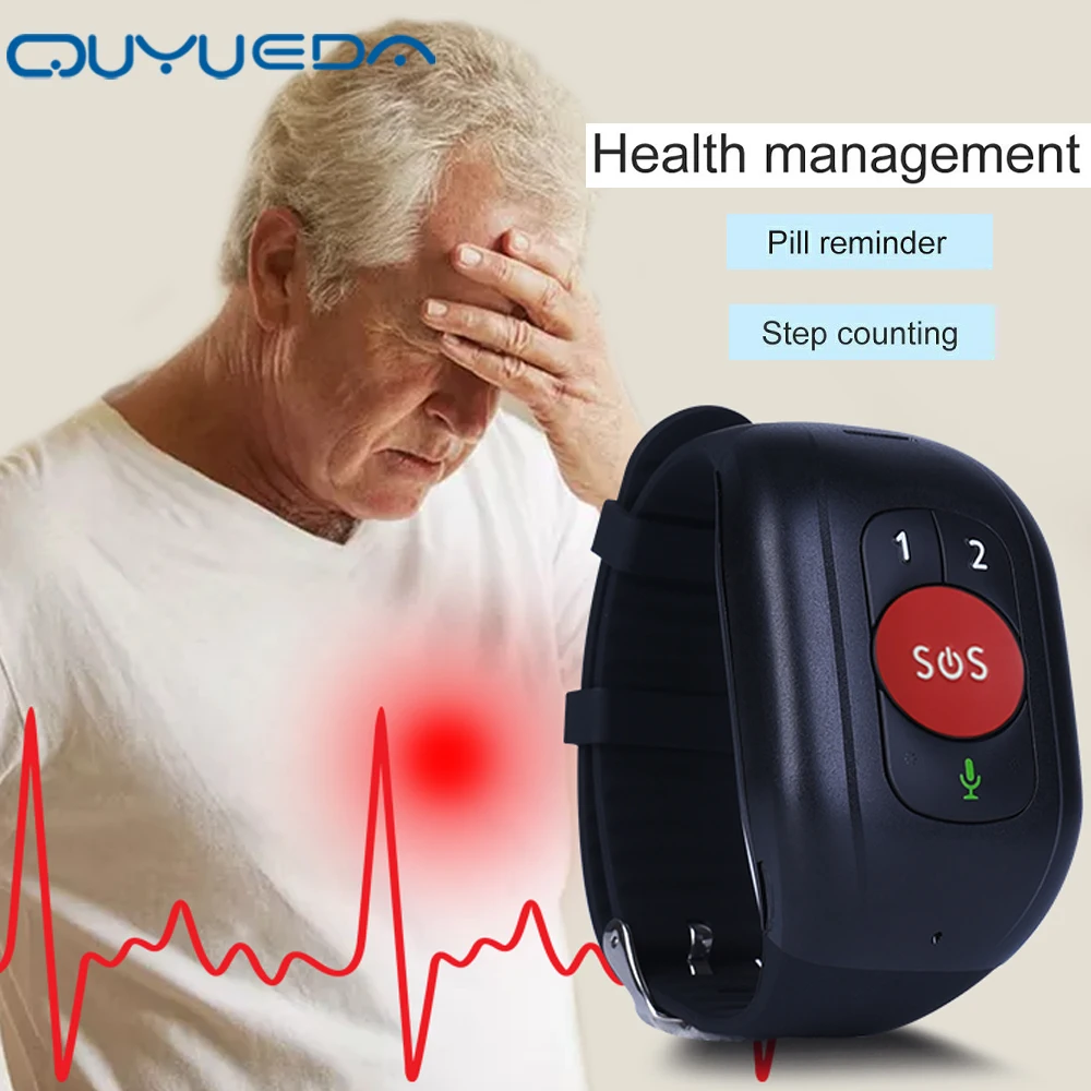Elderly GPS Watch – 4G Tracking Bracelet with SOS, Fall Alert, Health Temperature Monitor & IP67 Waterproof for Senior Safety - Image 6