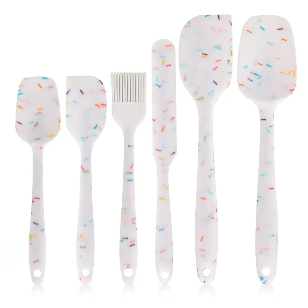 6-Piece Silicone Spatula Set – Food-Grade, Heat-Resistant, Non-Stick Kitchen Utensils for Baking, Cooking & Mixing - Image 2