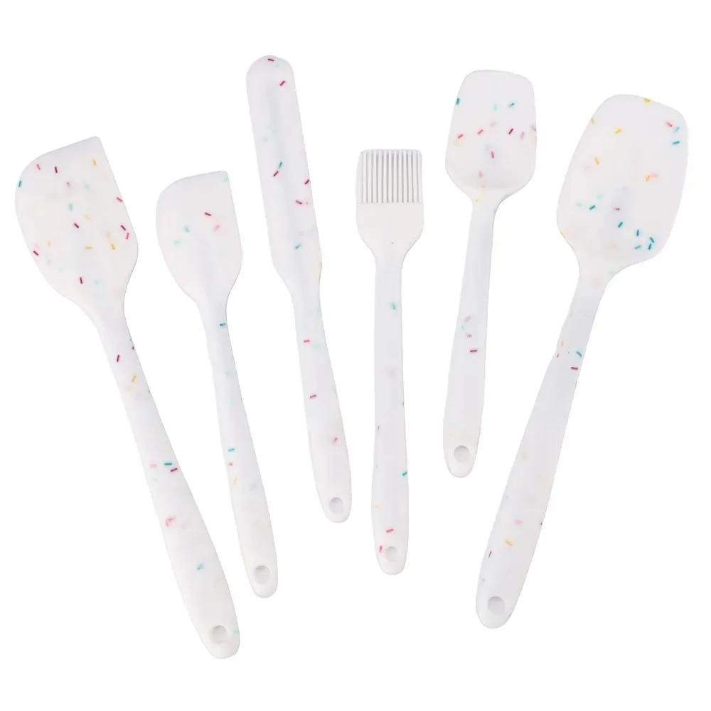 6-Piece Silicone Spatula Set – Food-Grade, Heat-Resistant, Non-Stick Kitchen Utensils for Baking, Cooking & Mixing - Image 6