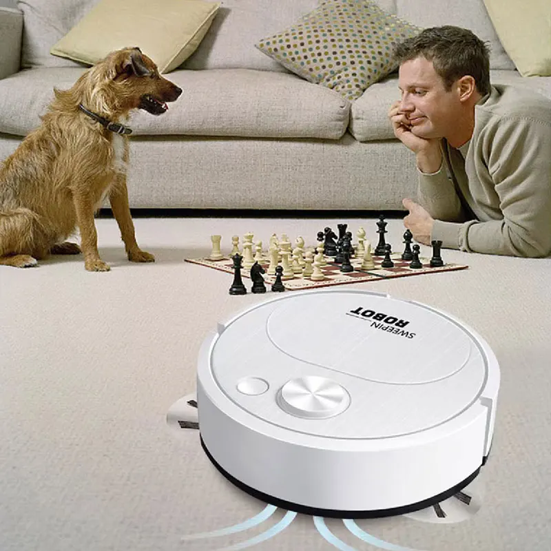 Donirt 3-in-1 USB Robot Vacuum – Wireless Sweeping & Mopping Cleaner with 1500Pa Suction for Home, Office, Hard Floors - Image 4
