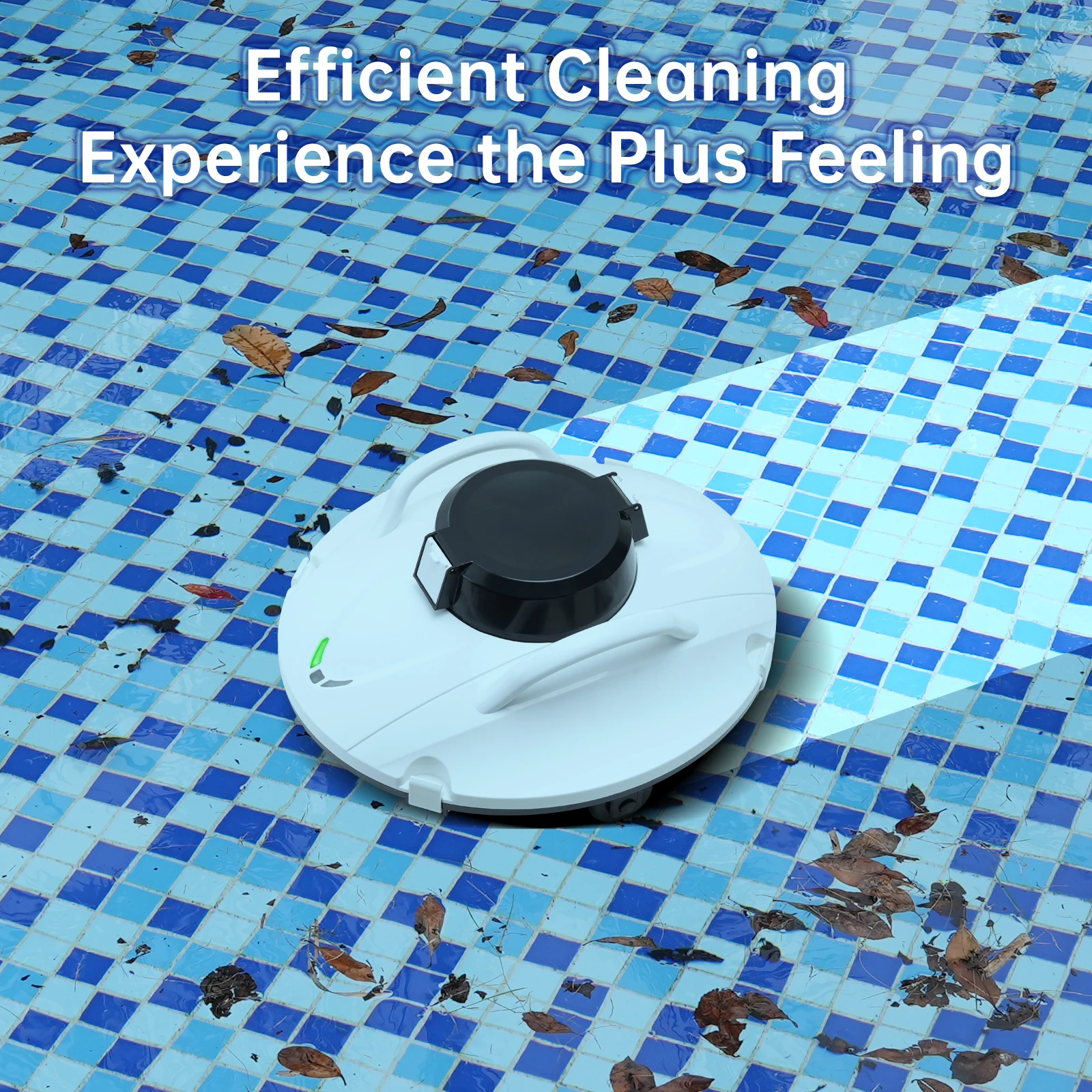 UFO002 Cordless Robotic Pool Cleaner – 5000mAh Battery, 110+ Min Runtime, Smart Wall Climbing, IPX8 Waterproof for Above/In-Ground Pools - Image 4