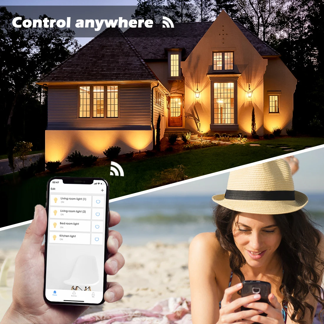 Tuya WiFi IR Thermostat AC Controller – LCD Touch Screen Remote Temperature & Humidity Sensor, Works with Alexa, Google Home & Yandex - Image 3